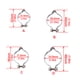 thumbnail image 3 of Eigraketly Abrazadera de línea de freno Diseño hueco Material de acero Fijador de asiento de paso de cable resistente al desgaste Alta Type3 NO3, 3 of 6