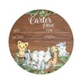 thumbnail image 1 of Birth Announcement Plaque Engraved Ornamental Cute Baby Name Reveal Sign Keepsake for Photo Props, 1 of 10