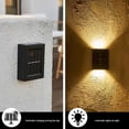 thumbnail image 4 of Advancent Luz de pared con energía Solar desmontable IP65 impermeable interior exterior hogar dormitorio cocina patio puerta lámpara decorativa Iluminación y accesorios Iluminación blanca Advancent HA064932-01B, 4 of 6