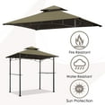 thumbnail image 4 of Euromax 5' x 8' Grill Gazebo Replacement Canopy, Double Tiered Water-Resistant, 4 of 5