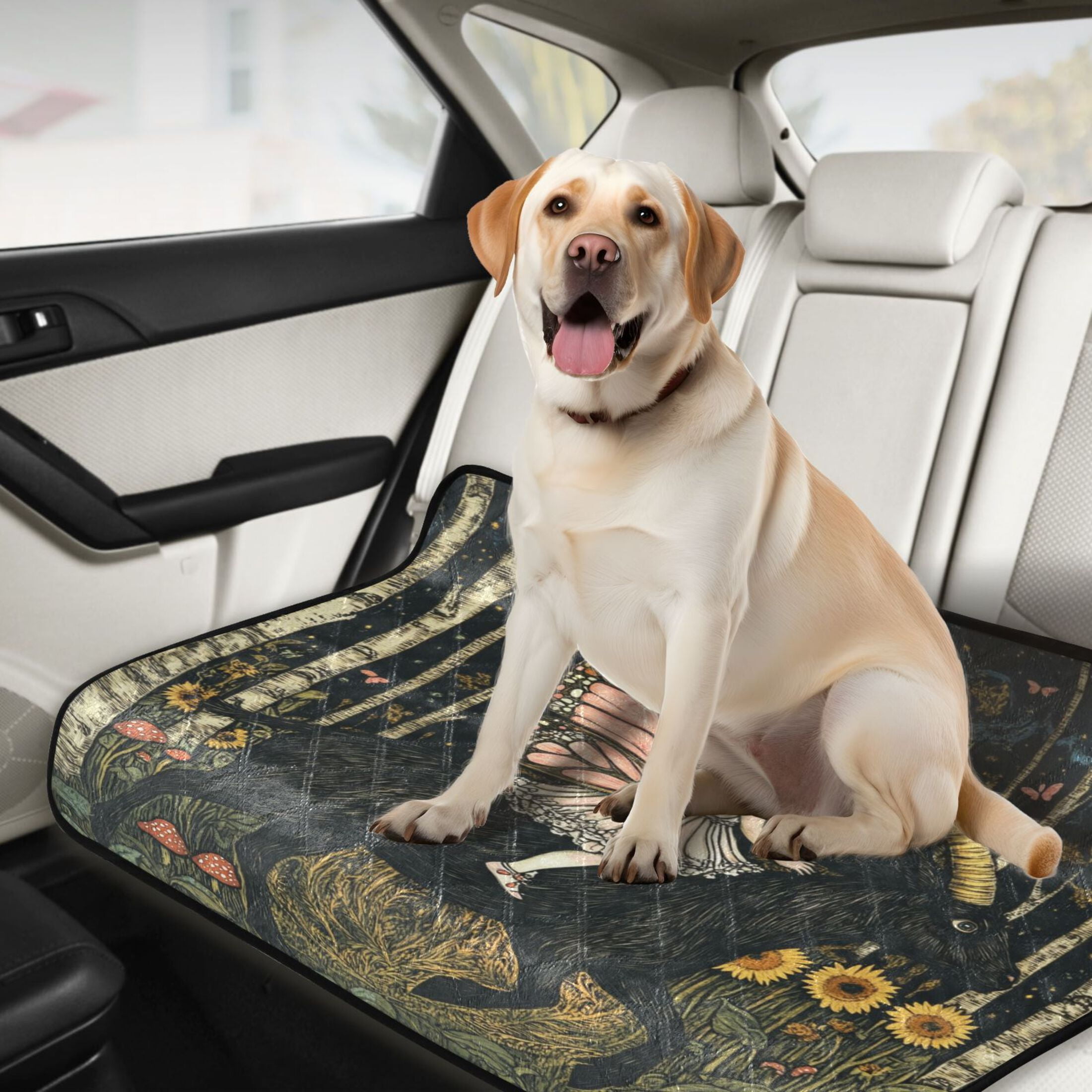 Qxltty Butterfly Wizard Cat litter Pads Pet Set of 3 Diaper Mats Center Anti-leakage Layer Absorbent Soft and Comfortable