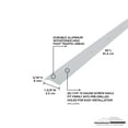 thumbnail image 3 of M-D Building Products 66092 1-3/8 In. X 36 In. Polished Aluminum Carpet Trim w/ Screw Nails, 3 of 5