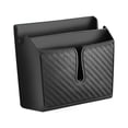 thumbnail image 1 of Adhesive Car Storage Box Carbon Fiber Container Organizers Phone Holder for Car - Small Size, 1 of 6