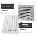 thumbnail image 4 of OULII Air Vent Cover Louver Grille Stainless Steel Ventilation Prevent Animals Entry 1Pack, 4 of 8