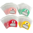 thumbnail image 1 of 400 Pieces Candy Bags Big Mouth Monster Self Adhesive Treat Bag Cookie Bags Bakery Decorating Bags Chocolate Candy Gift Bags DIY Plastic Bag,14*14cm, 1 of 4