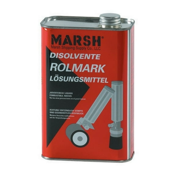 Rolmark Quart Of Solvent & Cleaner