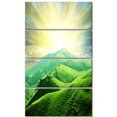 thumbnail image 2 of Montagnes Vertes sous le Soleil - Impression sur Toile Paysage, 2 of 3