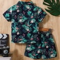 thumbnail image 5 of Toddler Boy Girls Summer Cute Dinosaur Tank Tank Tops+Elastic Shorts Outfits Elastic Cotton Short Sets Short Sets Dailywear Set (2-3 Years,Black) Boys Summer Top+Shorts Set, 5 of 6