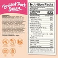 thumbnail image 2 of J WAY Instant Taiwan Squiggly Noodles with Pork Sauce, (Pack of 2) Air-Dried Vegan Chinese Asian Knife Cut Noodles, 17g High Protein Ready to Eat Top Noodles, 2 of 7