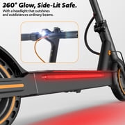 Electric scooters for Adults, 550W Motor 19 MPH & 19 Miles Foldable with Side Light & App, Adult Electric Scooter