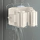 thumbnail image 1 of Soporte de pared para fregona con adhesivo resistente | Organizador de escobas sin taladro para baño y lavadero | Colgador resistente de acero inoxidable para rastrillo y pala | Paquete de 1, 1 of 7