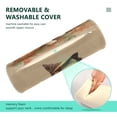 thumbnail image 4 of Cylindrical Pillow Decorative Neck Roll Pillow with Removable Washable Cover Roll Pillow for Knee Leg Neck Dog Dressed in Halloween Costumes, 4 of 7