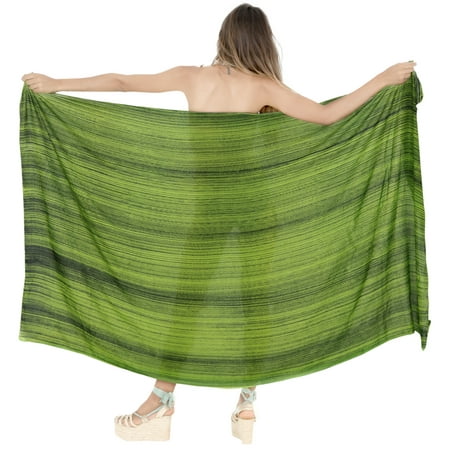 HAPPY BAY Women s Beachwear Summer Beach Bikini Wraps Sarong Swimwear Swim Cover up Wrap Skirt Bathing suit Swimsuit Pareo Coverups for Women One Size Forest  Tie Dye
