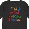 thumbnail image 4 of Inktastic Mimi and Papa Love Me Boys or Girls Long Sleeve Toddler T-Shirt, 4 of 5