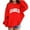 1#Red, variant on Byoo Toddler Girl's Los Angeles Printed Hoodie Casual Sports Long Sleeve Hooded Sweatshirt