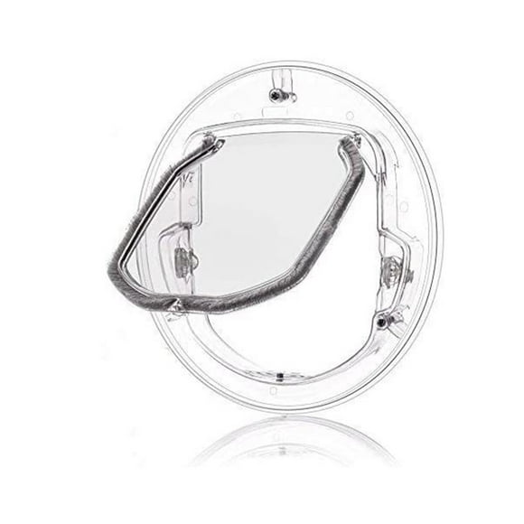 Scienceny PC de interior para el hogar, puerta transparente montada con tornillo para mascotas, reemplazo de puerta batiente para sala de estar, puertas Artesanía L Scienceny TO010312-02B