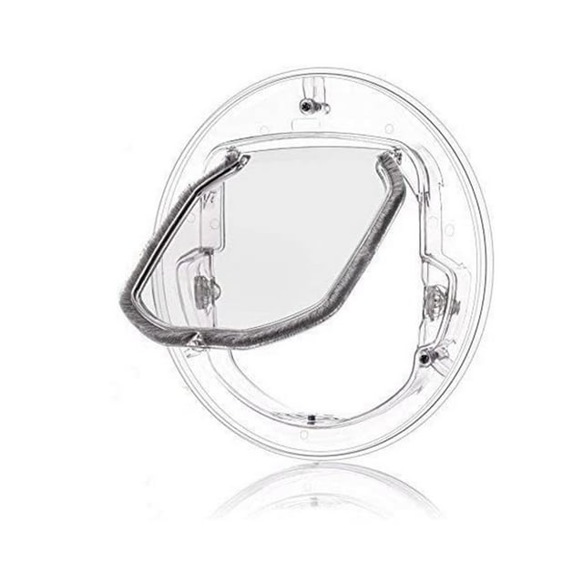 Scienceny PC de interior para el hogar, puerta transparente montada con tornillo para mascotas, reemplazo de puerta batiente para sala de estar, puertas Artesanía L Scienceny TO010312-02B
