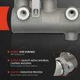 thumbnail image 2 of A-Premium Brake Master Cylinder with Reservoir and Sensor Compatible with Ford Vehicles - F-250 Super Duty, F-350 Super Duty, F-450 Super Duty, F-550 Super Duty, 2013-2016 - Replace# DC3Z2140D, 2 of 8