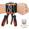 thumbnail image 2 of Magnetic Wristband with Strong Magnets for Holding Screws, Nails, Small Tools, Special Gift for Men, Electrician, Mechanic, DIY Crafts, 2 of 4