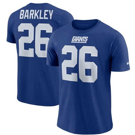 Saquon Barkley New York Giants Nike Dri-FIT Player Pride 3.0 Name & Number T-Shirt - (New York Giants Best Players)