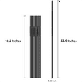 thumbnail image 2 of 100 Pcs Black Plastic Straws Individually Wrapped Flexible Drink Straws 10.2×0.2 Disposable Long Straws for Summer Birthday Wedding Party, 2 of 8
