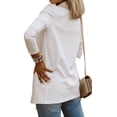 thumbnail image 3 of One Button Women Solid Color Casual Blazer Jacket Coat, 3 of 4