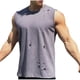 thumbnail image 2 of pstuiky Camiseta sin mangas para hombre, Camiseta deportiva sin mangas con cuello redondo perforado, informal, lisa, a la moda para hombre Camisas para hombres xl, 2 of 9