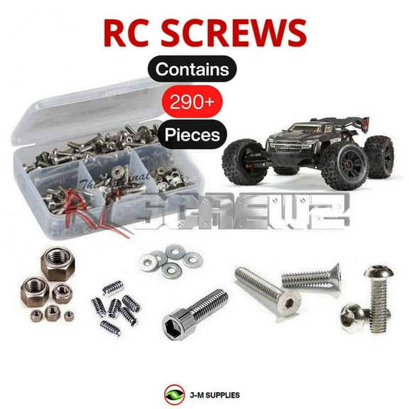 RCScrewZ Stainless Screw Kit ara033 for Arrma RC Kraton EXB 1/8 4X4 Speed Monster (#ARA106053) | SET