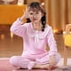thumbnail image 1 of Pijamas de encaje de franela para niños, Conjunto de pijama de Navidad para niñas, ropa de dormir gruesa de princesa, pijamas cálidos de lana Coral, 1 of 4