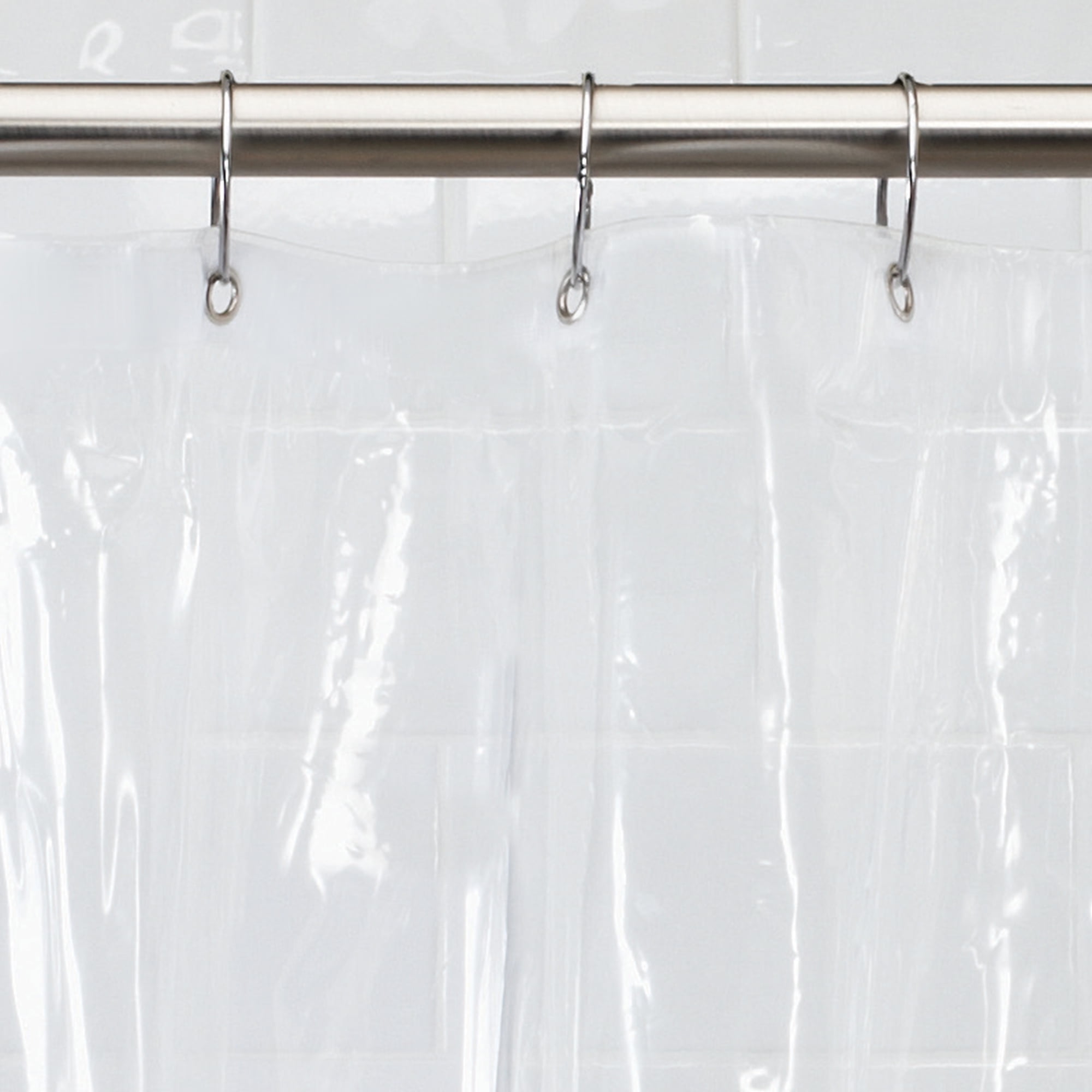 Better Homes & Gardens Shower Liner Heavy Thickness Xtra Long Size Clear 70" W x 78" L