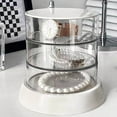 thumbnail image 4 of Clearance Czzoypi Jewelry Box for Girls (A) Jewelry Box Transparent Rotating Multi-layer Jewelry Storage Box Ring Earring Jewelry Box Hair Clip Hair Ring Jewelry Box, 4 of 7