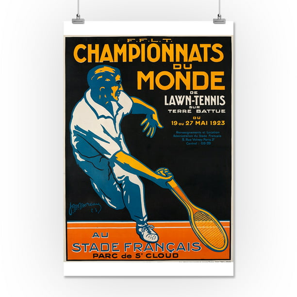 France - Championnats du Monde de Lawn - Tennis - (artist: Moreau c ...