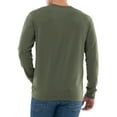 Men's French Terry Long Sleeve Crew Tshirt, Sizes XS5XL