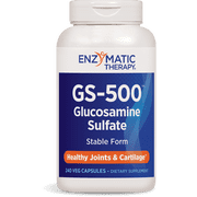 Enzymatic Therapy GS-500 Glucosamine Sulfate, 240 Vcaps