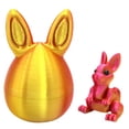 thumbnail image 2 of 3d Printed Easter Eggs Toys, 3.3'' Mini Prefilled Easter Eggs with Bunny Inside, Easter Egg Fillers Easter Basket Stuffers, 3D Easter Eggs Colorful PLA Easter Toys, Surprise Eggs with Toys Inside, F, 2 of 9