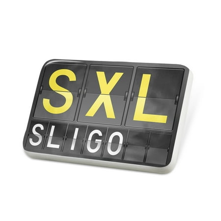 Porcelein Pin SXL Airport Code for Sligo Lapel Badge – NEONBLOND