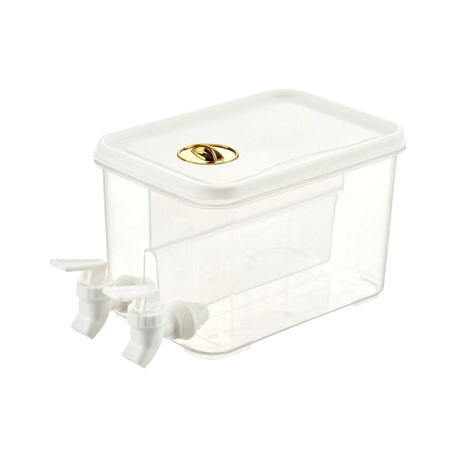 SIfdSeng Mes Articles Bouilloire d'Eau Froide Extra Grande à Deux Compartiments avec Robinet et Intégrée pour le Rangement des Boissons et la Distribution de Boissons pour Fête