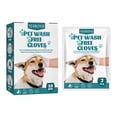thumbnail image 2 of Guantes de limpieza desechables para gatos y perros sin enjuague removedor Likrtyny de manchas toallitas papel de aluminio suministros de baño para SPA 7 28 piezas, 2 of 8