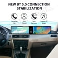 thumbnail image 6 of SNATEEN Dual 12.3 inch Carplay Screen/Radio/Multimedia Player for BMW 3 Series E92 2004-2011 Models Universal Car Navigation/GPS Upgrade Headunit Android Display 1080P Touch Screen Replace System, 6 of 15