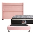 thumbnail image 1 of Colchón Matrimonial + Box Pink + Cabecera Lugo Spring Air Dicasa Omega, 1 of 8