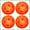 ORANGE, variant on Aero Floorball/Pickleball Color Bag of Four