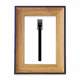 thumbnail image 1 of Internet por cable enchufe negro patrón Marco de imagen marco de escritorio, 1 of 4