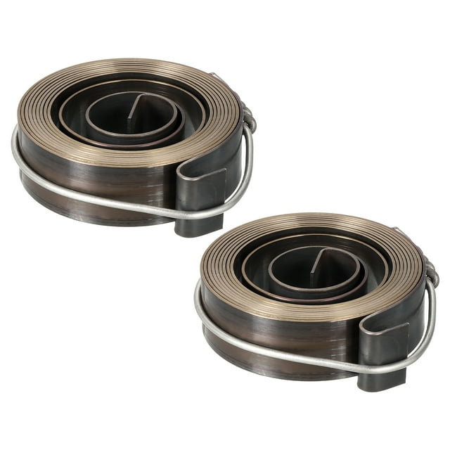 Ressort de Forage Assemblage de Ressort de Bobine d'Alimentation de Forage Ressort Acier 1800mm Expansible Long 64 x 19 x 1mm 2 pack
