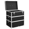 thumbnail image 3 of vidaXL Make-up Case 37x24x40 cm Black Aluminium, 3 of 5