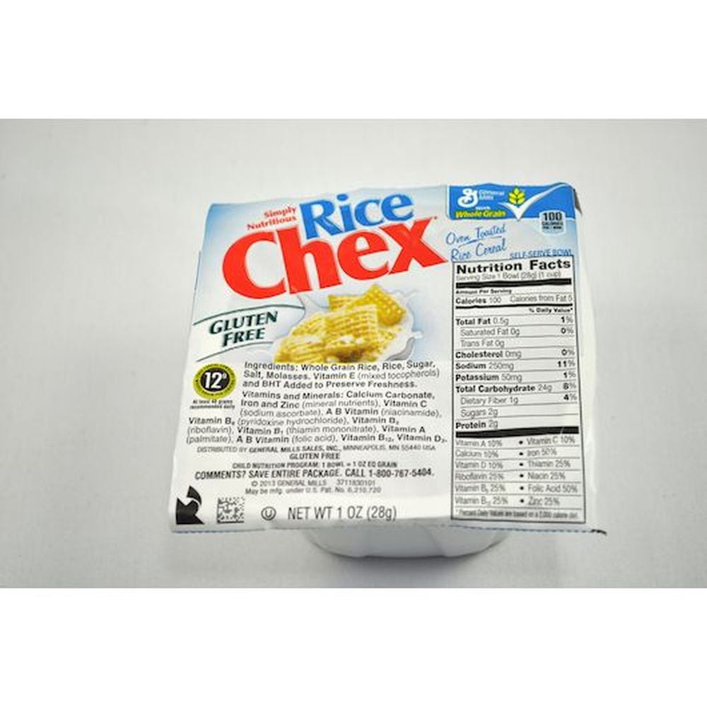 Rice Chex Single Serve Cereal Bowl Pak, 1 Ounce -- 96 per Case.