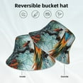 thumbnail image 2 of Cauagu Exotic Birds Forest for Unisex Bucket Hat,Outdoor Summer Beach Fishing Sun Hat Hot Summer Reflective Bucket Hat Fun Outdoor Vacation Hat for Men and Women, 2 of 6