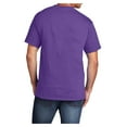 thumbnail image 2 of Mens Core Cotton Male T-Shirts Team Purple XL, 2 of 5