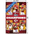 thumbnail image 4 of NFL Kansas City Chiefs - Super Bowl LVII Champions Wall Poster with Pushpins, 22.38 x 34, 4 of 6