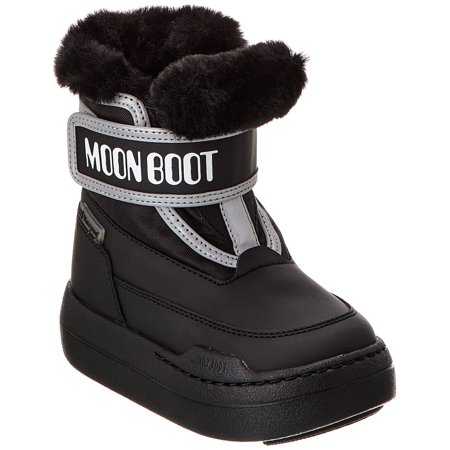 Moon Boot® Jr Park Strap Boot, 33, Black