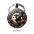thumbnail image 3 of Halloween Witch Keychain - Spooky Witch Pendant for Car Keys, Key Bag & Backpack Hanging Decor, Suitable for Halloween Party Favors, Kids & Adults Holiday Accessories, D, 0.98in/2.5cm, 3 of 4